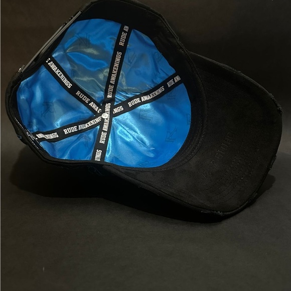 Rude Awakenings “Crucifixión”Black Embroidered Graphic Cap - Picture 3 of 5